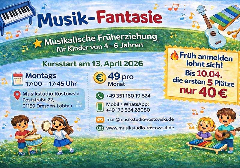 Plakat Musik-Fantasie